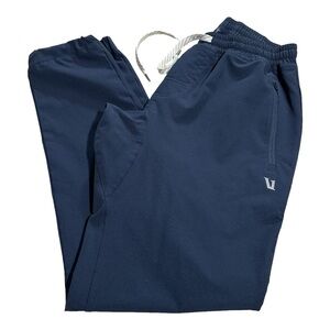 Vuori Transit Jogger Pants Men’s Small Blue Technical Sweatpants Zip Pockets
